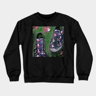 Shoes skulls and roses Crewneck Sweatshirt